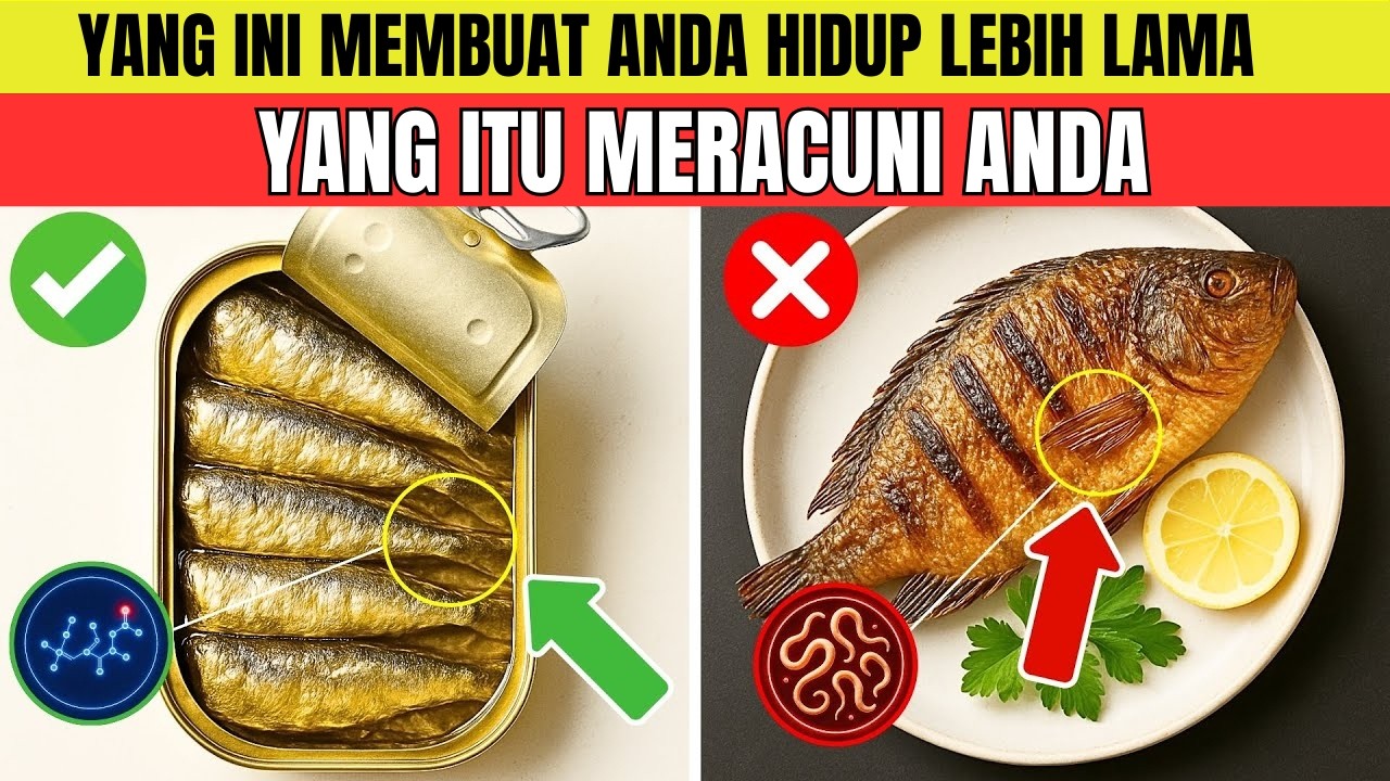 Usia di atas 60? 4 ikan yang TIDAK BOLEH Anda sentuh dan 4 ikan yang WAJIB Anda konsumsi setiap hari