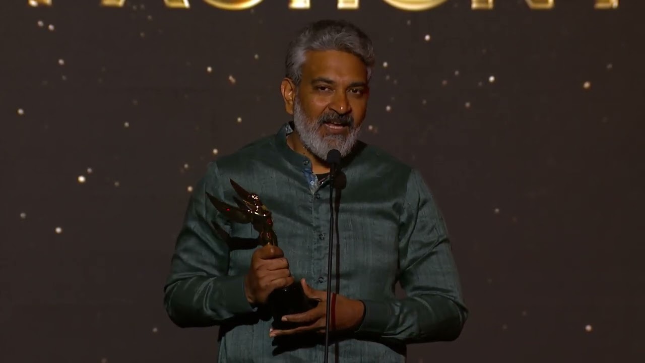 Best Action Film Acceptance Speech:  RRR with S.S. Rajamouli