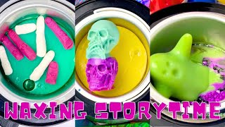 🌈✨ Satisfying Waxing Storytime ✨😲 #669 Halloween stories