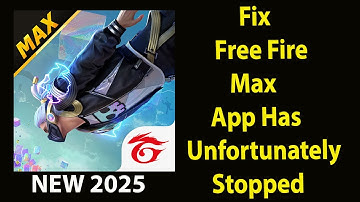 Fix Free Fire MAX Unfortunately Has Stopped |Free Fire MAX Stopped Problem | PSA 24