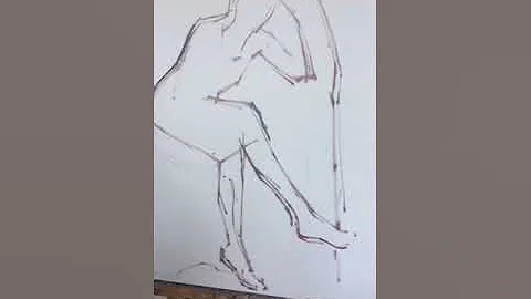 Beginning a figure painting
