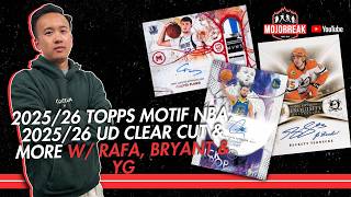 2025/26 Topps Motif NBA, 2025/26 Upper Deck Clear Cut & MORE w/ Rafa, Bryant & YG - 8.20.26