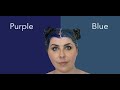 Purple / Blue shampoo &amp; conditioner experiment using L&#39;ANZA