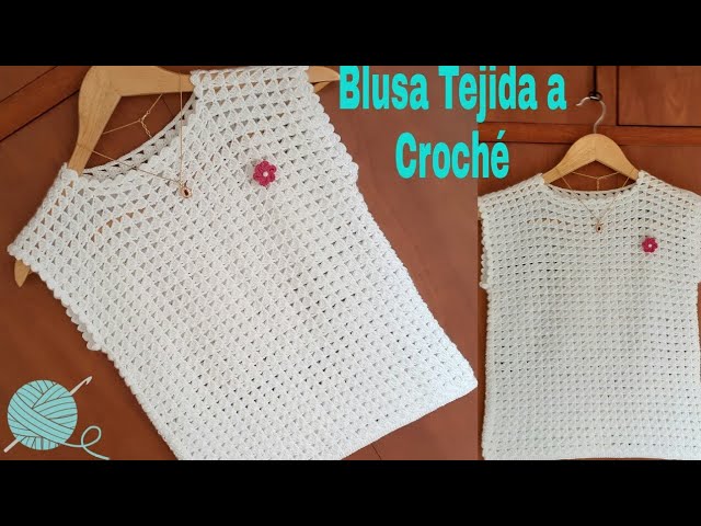 BLUSA DE CROCHÊ BÁSICA ANNE 