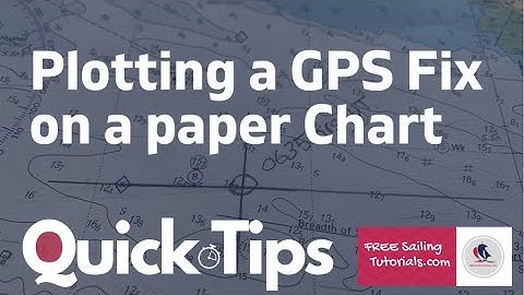 How to plot a GPS-derived fix on a paper chart