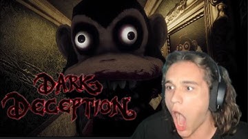 NO MONKEY IS GETTING ME | Dark Deception: Part 1
