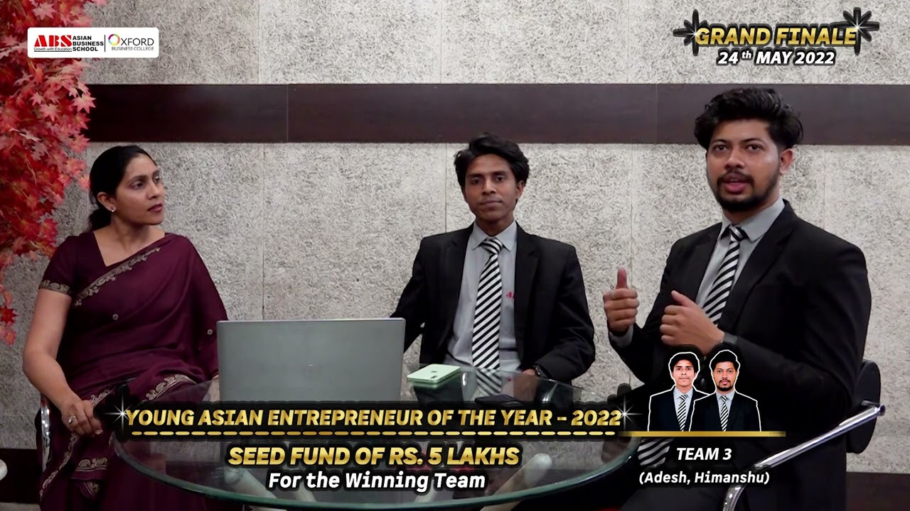 'Meet the Finalists' of Young Asian Entrepreneur of the Year 2022, Team 3