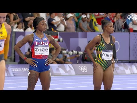 Wow Jamaica Tia Clayton destroyed Usa & shelly ann fraser pryce 