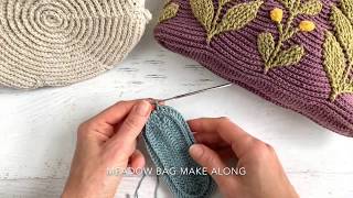 Full Back Post double crochet round beginning. Update