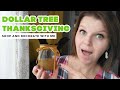 Dollar Tree Thanksgiving Haul - Shop and Decorate with Me