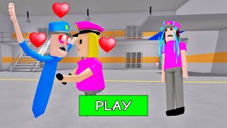 SECRET UPDATE | POLICE COP FALL IN LOVE WITH POLICE GIRL? SCARY OBBY ROBLOX #roblox #obby
