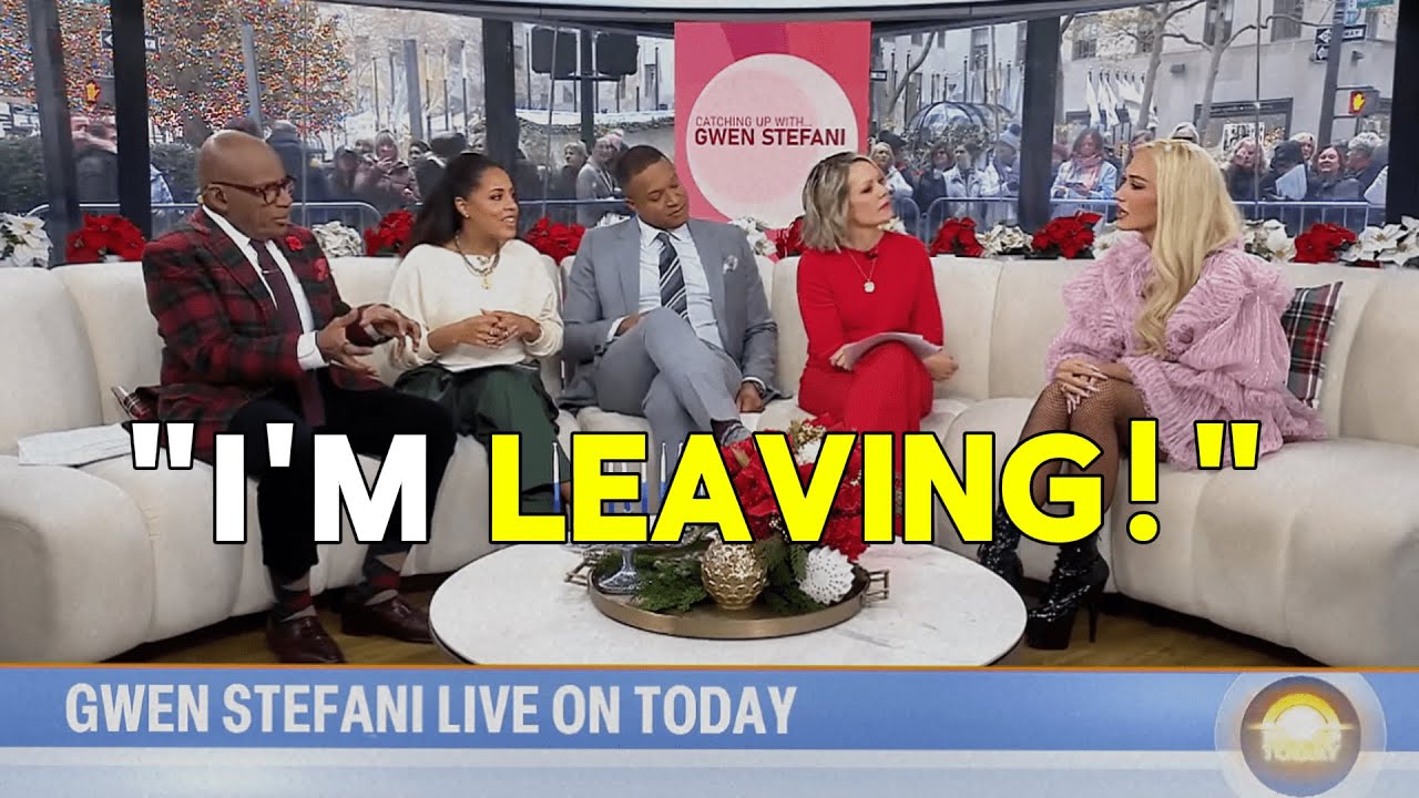 Gwen Stefani WALKS OFF The Today Show After Humiliating Interview.