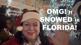FLORIDA got SNOW and nobody expected it!