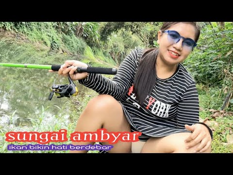 Fishing mania,mancing pagi tempat baru yang di sungai kampung pedesaan