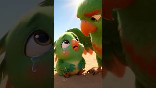 The Parrot and the Magic Cloud ☁️🦜 #shorts #story