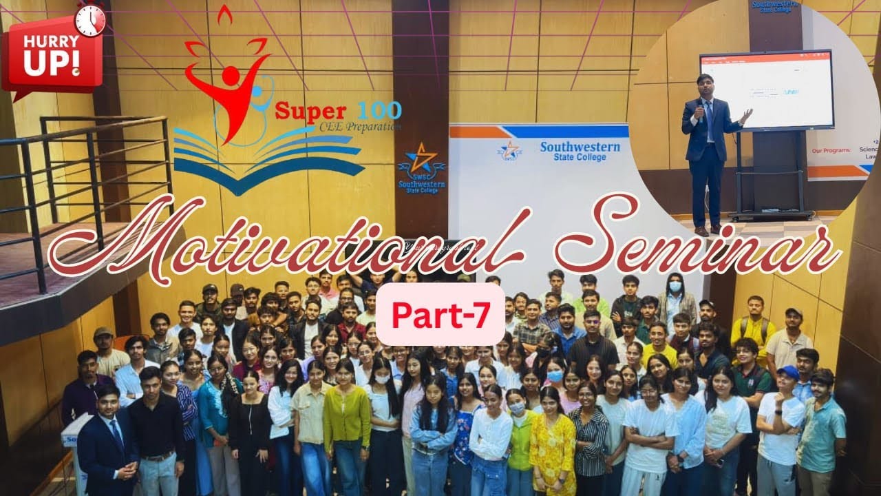 Super 100 Physical Seminar Part 7 // Experience of mentor //Indra Dev ...