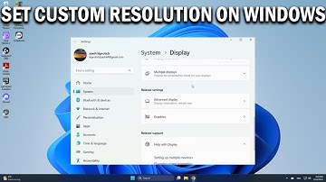 How To Manually Set a Custom Resolution on Your Windows PC - Easy Fix