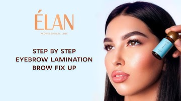STEP BY STEP EYEBROW LAMINATION BROW FIX UP