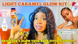 LIGHT CARAMEL COMPLEXION SKINCARE ROUTINE | Trusted Body Care Products For A Brighter, Radiant Glow!
