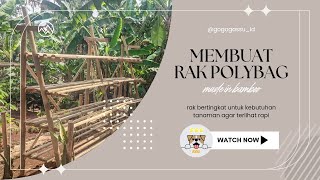 Download lagu Membuat rak polybag bertingkat I BAMBOO #make #tools #creaty #diy