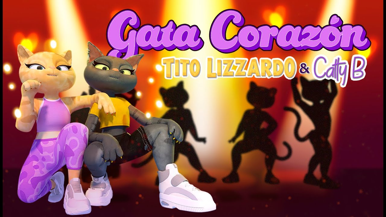 TITO LIZZARDO & CATTY B🦖😻 Gata corazón – canción original