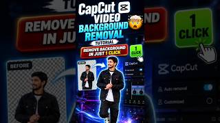 ✨How to Remove Video Background in CapCut (1 Click) 🔥 #shorts #capcuttutorial #capcut