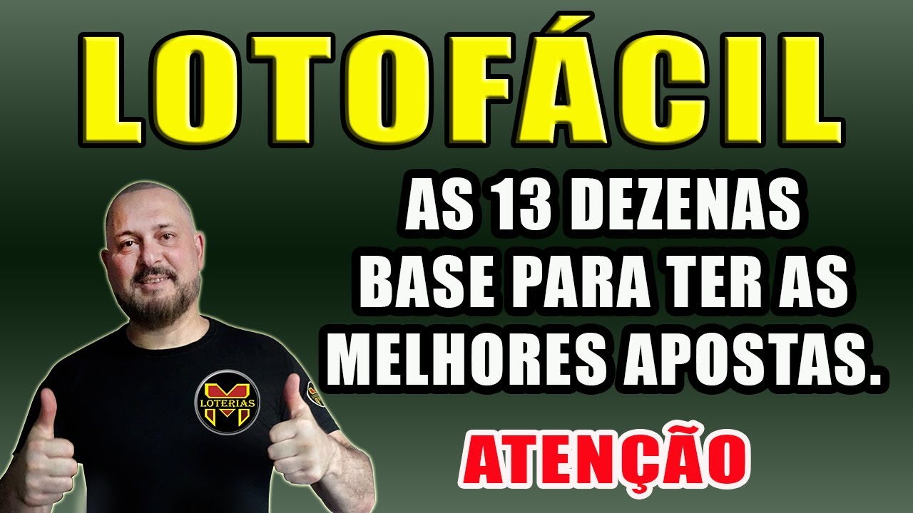 Lotofácil Dicas e Análises- 13 números que são a BASE da Lotofácil.