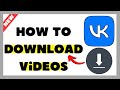 How To Download Videos From VK VKontakte 2025 Working Method How To Download Videos From VK VKontakte 2025 Working Method