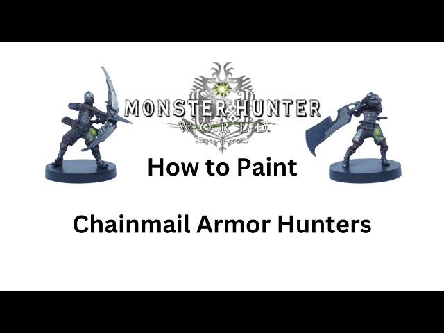 We Painted The Monster Hunter World Boardgame — Paintedfigs Miniature  Painting Service