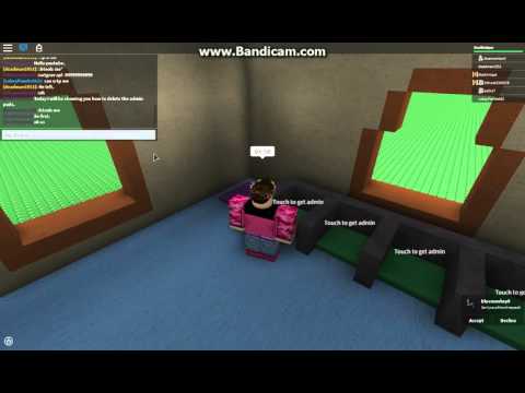 How To Delete Admin Pads On Roblox In Admin House Youtube