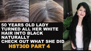 30 Days Challenge Grow your hair 4xFaster, Thicker, Longer | Bhringraj for Jet black long Thick hair