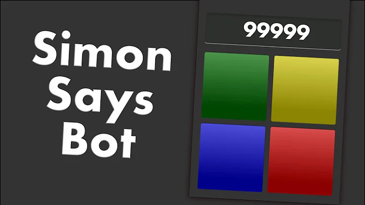 Making a Simon Says Bot with Python