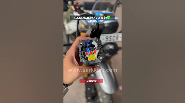 Gorilla Fog Light suitable All bikes & Cars 🚗 | Install Speed 400 #foglights #speed400