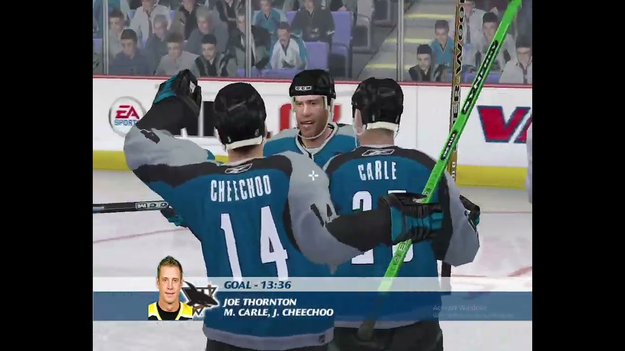 PC NHL 07 Washington Capitals Vs San Jose Sharks