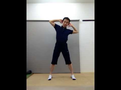 目指すはキレイ系！　腰のくびれ体操（大阪パーソナルトレーナー）