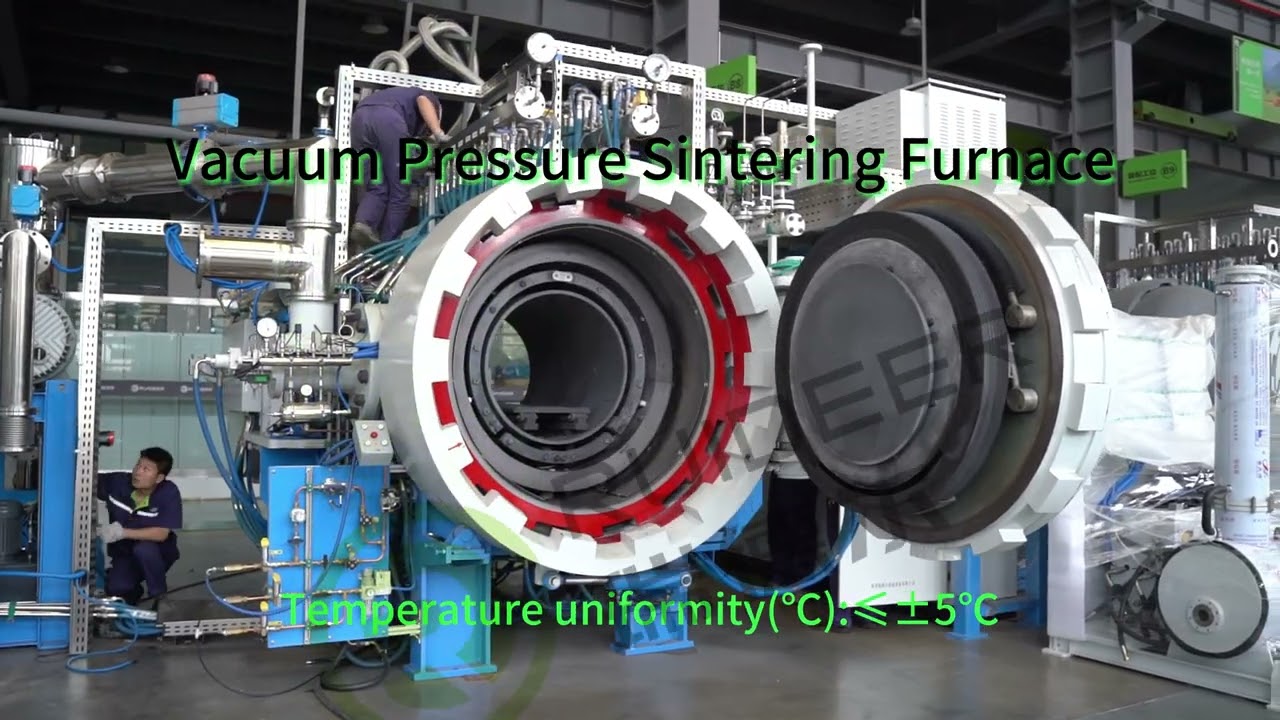 Vacuum pressure sintering furnace