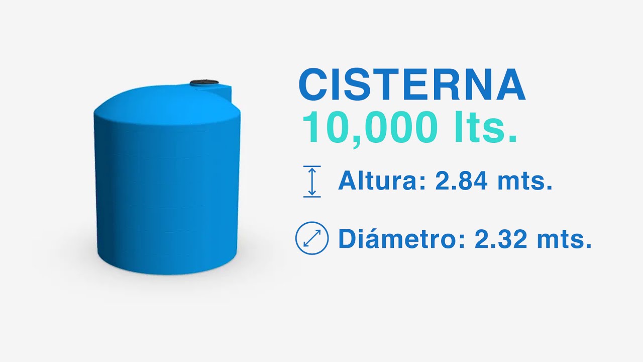 Cisterna para agua 10000 litros - Tecnotanques 💧🏠 - YouTube