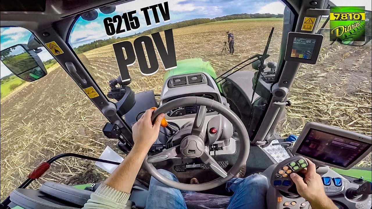DEUTZ 6215 TTV - POV Tillage DRIVE!