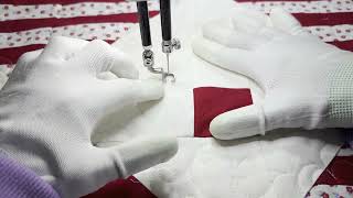 Free Motion Quilting All Over Heart Design
