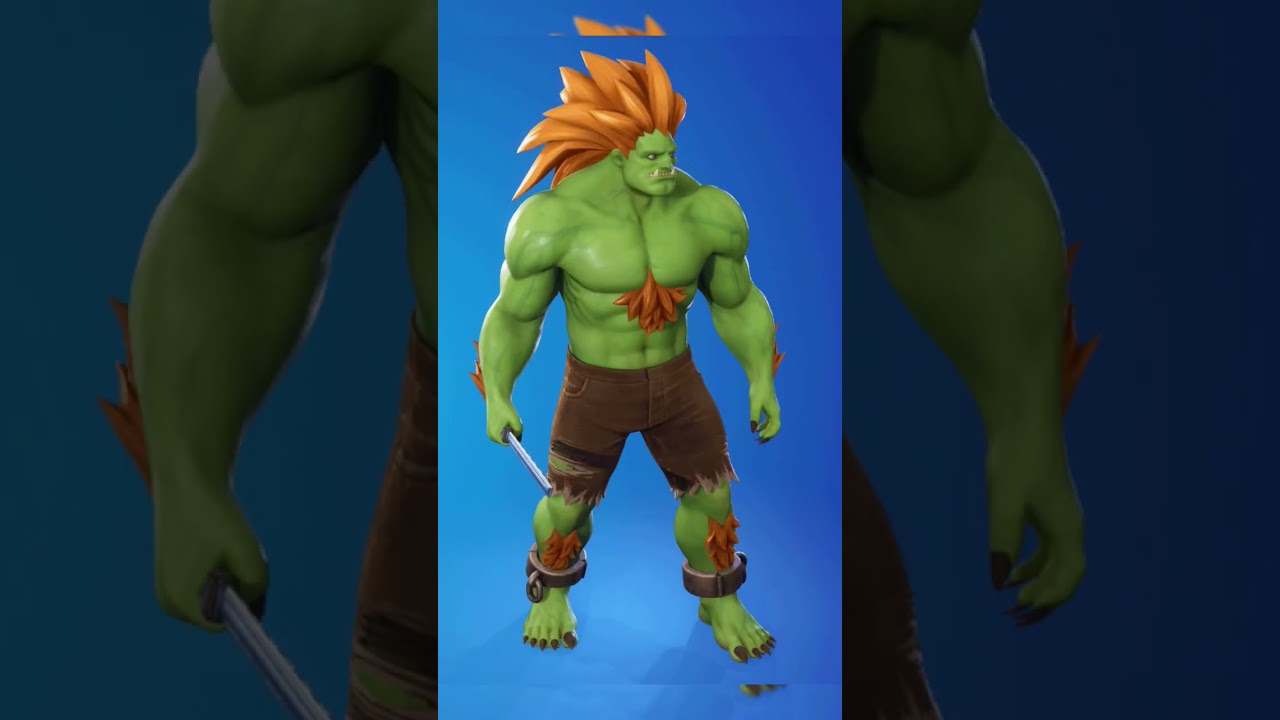 Blanka vs Hulk skin Comparison 
