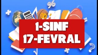 Online maktab online darslar 1-SINF 17-FEVRAL