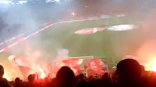 Olympiakos-Crvena Zvezda 1-1 Gate 7-Delije Orthodox Brothers Singing Together