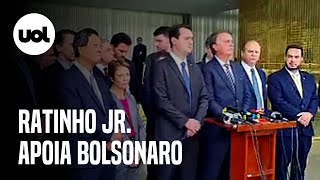 Ratinho Jr., governador do Paraná, declara apoio a Bolsonaro e diz que prefeitos estarão dedicados