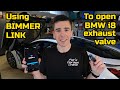 Using Bimmerlink to open the BMW i8 exhaust valve