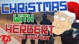 Herbert has some gifts for the little boys of Rust