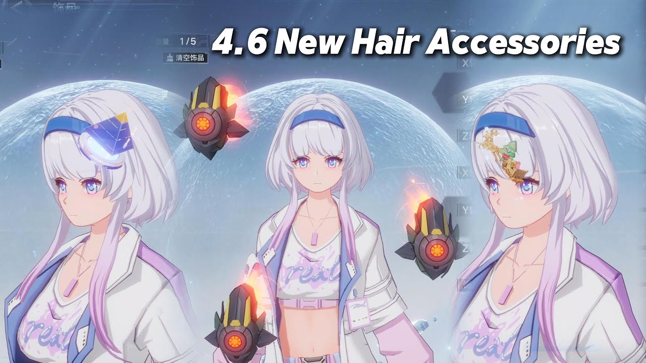 4.6 New Hair Accessories  Tower of Fantasy CN