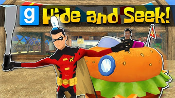 Gmod Hide and Seek Funny Moments - Spongebob Edition! (Garry