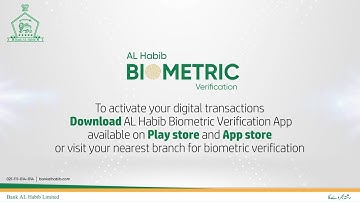 AL Habib Biometric Verification App - EN