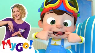 The Laughing Song | MyGo! Sign Language For Kids | CoComelon - Nursery Rhymes | ASL