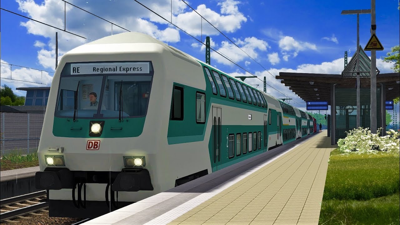 Let's Play Train Simulator 2018 SBahn zum Flughafen Doppelstock
